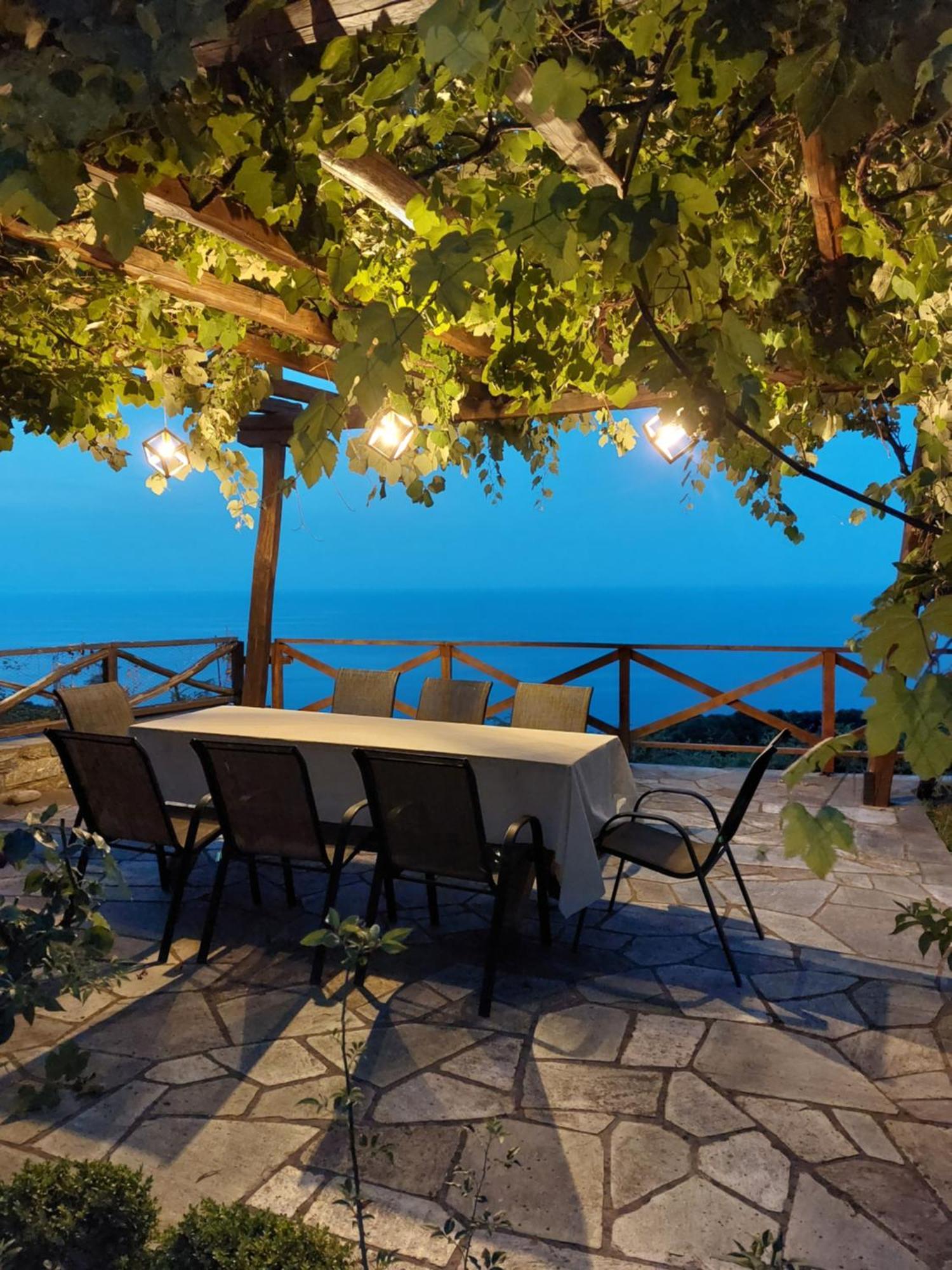 Θαλλώ Luxurious Villa Tsagkarada Dış mekan fotoğraf